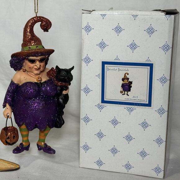 December Diamonds Zelda & Zelda II Witch Ornaments Lot of 2 Rare VTG *Read - Picture 2 of 16